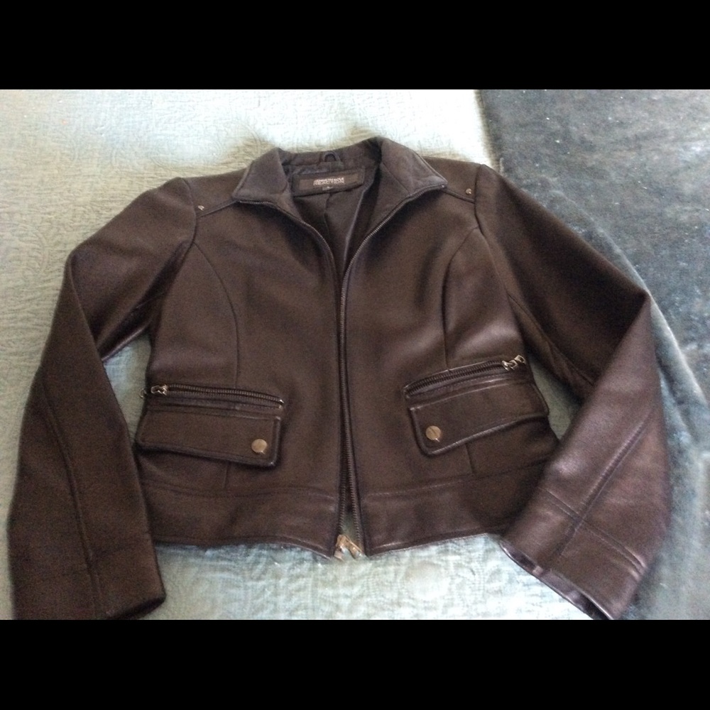 Leather jacket